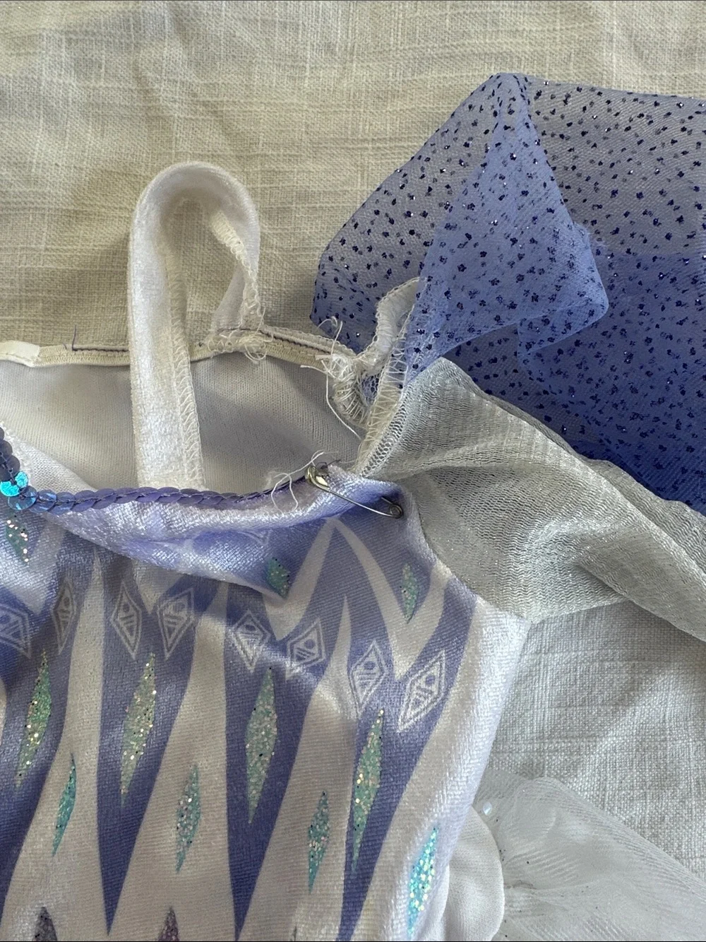 Kids Purple and White Princess Costume Dress - Brand